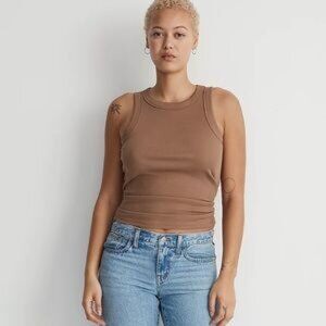 Madewell Brightside Tank Top - Medium - Brown